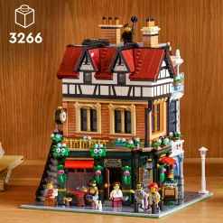 LEGO ICONS 10350 edificio tudor, modellino di casa in miniatura, collezione modular building, regalo per adulti, uomo o donna><noscript><img width=