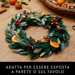 LEGO ICONS 10340 ghirlanda decorazione natalizia, corona da parete o per tavola, regalo di natale per adulti, uomo o donna><noscript><img width=