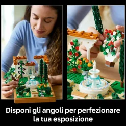 LEGO ICONS 10359 il giardino della fontana, modellino da costruire per adulti da collezione, idea regalo per donna o uomo><noscript><img width=
