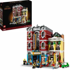 Lego icons 10312 jazz club, set con 5 sezioni, palco e minifigure della band, collezione modular building per adulti 2023> Costruzioni Per Adulti|Mattoncini