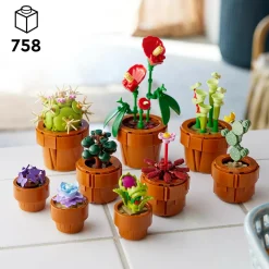 Lego icons 10329 piantine, collezione botanica con fiori artificiali, decorazione casa, idea regalo di compleanno donna o uomo><noscript><img width=