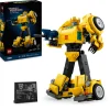 Lego icons 10338 transformers bumblebee action figure da collezione per adulti convertibile in veicolo, regalo per lui o lei> Costruzioni Per Adulti|Mattoncini