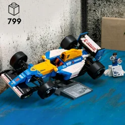 LEGO ICONS 10353 williams racing fw14b e nigel mansell, modello di auto f1 con minifigure, regalo per adulti, uomo o donna><noscript><img width=