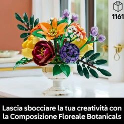 LEGO ICONS BOTANICAL s 10345 composizione floreale – 14 fiori finti, kit adulti> Costruzioni Per Adulti|Mattoncini