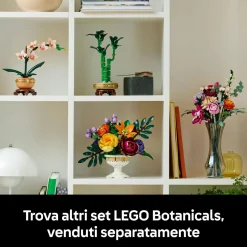 LEGO ICONS BOTANICAL s 10345 composizione floreale – 14 fiori finti, kit adulti><noscript><img width=