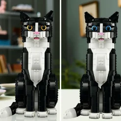 Lego ideas 21349 gatto tuxedo, kit di costruzione per adulti da collezione, idea regalo per lui o lei, decorazione per casa><noscript><img width=