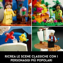 Disney Lego ideas 21352 magia , set da collezione per adulti da costruire con personaggi dei film, idea regalo per uomo o donna> Costruzioni Per Adulti|Mattoncini