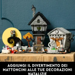 Lego ideas 21351 nightmare before christmas disney di tim burton, diorama per adulti, idea regalo uomo e donna da collezione><noscript><img width=
