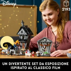 Lego ideas 21351 nightmare before christmas disney di tim burton, diorama per adulti, idea regalo uomo e donna da collezione><noscript><img width=