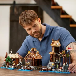 Lego ideas 21343 villaggio vichingo, kit modellismo per adulti da costruire, grande set idea regalo uomo, donna, lui e lei> Costruzioni Per Adulti|Mattoncini