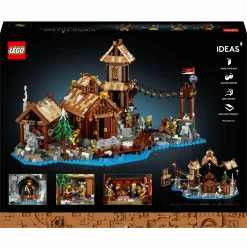 Lego ideas 21343 villaggio vichingo, kit modellismo per adulti da costruire, grande set idea regalo uomo, donna, lui e lei><noscript><img width=