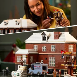 Lego ideas mamma ho perso l’aereo, casa di kevin mccallister, idea regalo con 5 minifigure, set per adulti, 21330><noscript><img width=