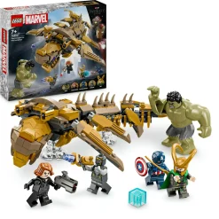 Lego marvel 76290 avengers vs. leviathan, figura giocattolo costruibile con minifigure di supereroi, giochi per bambini 7+> Mattoncini
