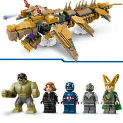 Lego marvel 76290 avengers vs. leviathan, figura giocattolo costruibile con minifigure di supereroi, giochi per bambini 7+><noscript><img width=