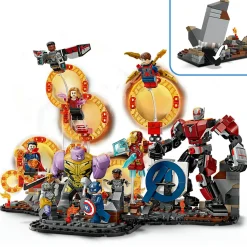 LEGO SUPER HEROES Lego marvel 76323 battaglia finale avengers endgame – 10 personaggi – 10+><noscript><img width=