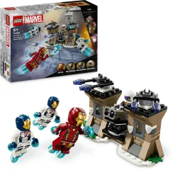 Lego marvel 76288 iron man e legione di ferro vs. soldato hydra giocattolo costruibile, giochi bambini 6+ fan dei supereroi> Mattoncini