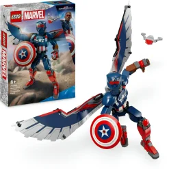 LEGO SUPER HEROES Lego marvel 76296 nuovo personaggio costruibile di captain america, action figure giocattolo snodabile, giochi per bambini 8+> Costruzioni Per Adulti|Mattoncini