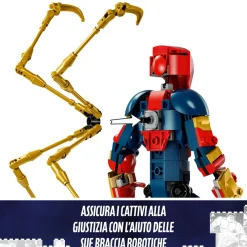 MARVEL Lego 76298 personaggio costruibile di iron spider-man, gioco per bambini 8+, supereroe snodabile con 4 braccia extra><noscript><img width=