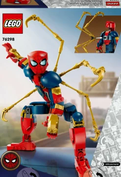 MARVEL Lego 76298 personaggio costruibile di iron spider-man, gioco per bambini 8+, supereroe snodabile con 4 braccia extra><noscript><img width=