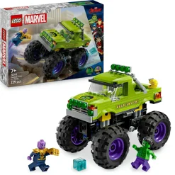 LEGO SUPER HEROES Lego marvel 76312 truck di hulk contro thanos – camion giocattolo per supereroi con 2 minifigure, giochi per bambini 7+ anni> Mattoncini