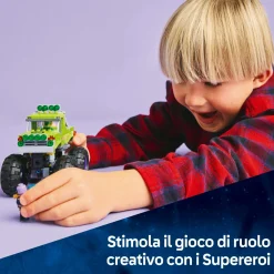 LEGO SUPER HEROES Lego marvel 76312 truck di hulk contro thanos – camion giocattolo per supereroi con 2 minifigure, giochi per bambini 7+ anni><noscript><img width=