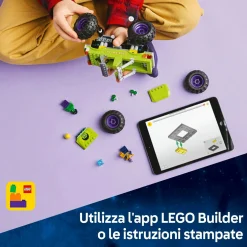 LEGO SUPER HEROES Lego marvel 76312 truck di hulk contro thanos – camion giocattolo per supereroi con 2 minifigure, giochi per bambini 7+ anni><noscript><img width=