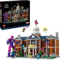 LEGO SUPER HEROES Lego marvel 76294 x-men: x-mansion, kit di modellismo adulti, modellino da costruire con 10 personaggi, regalo uomo o donna> Costruzioni Per Adulti|Mattoncini