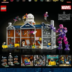 LEGO SUPER HEROES Lego marvel 76294 x-men: x-mansion, kit di modellismo adulti, modellino da costruire con 10 personaggi, regalo uomo o donna><noscript><img width=