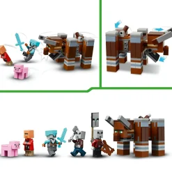 Lego minecraft 21278 avamposto saccheggiatore: fortezza, razziatore 8+><noscript><img width=
