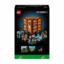 Lego minecraft 21265 banco da lavoro, modellino da costruire per il 15° anniversario del videogioco, regalo per fan adulti><noscript><img width=