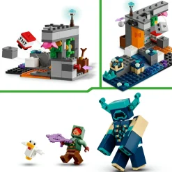 Lego minecraft 21274 sorvegliante: minifigure, caduta massi 7+> Mattoncini
