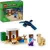 Lego minecraft 21251 spedizione di steve nel deserto, gioco per bambini di 6+ anni, bioma con casa giocattolo e personaggi> Mattoncini