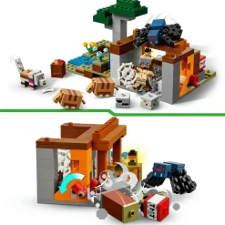 MINECRAFT Lego 21269 spedizione nella miniera dell’armadillo, gioco per bambini 8+ con personaggi, armi giocattolo e funzioni><noscript><img width=