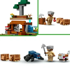 MINECRAFT Lego 21269 spedizione nella miniera dell’armadillo, gioco per bambini 8+ con personaggi, armi giocattolo e funzioni><noscript><img width=