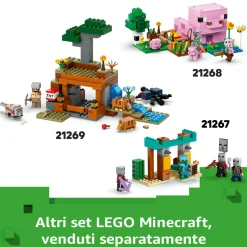 MINECRAFT Lego 21269 spedizione nella miniera dell’armadillo, gioco per bambini 8+ con personaggi, armi giocattolo e funzioni><noscript><img width=