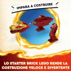 Lego ninjago 71815 battaglia del drago sorgente di kai, drago giocattolo da costruire, gioco per bambini 4+ con starter brick><noscript><img width=