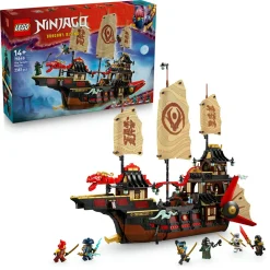 Lego ninjago 71848 bounty del tempio: barca, vele mobili, 6 minifigure 14+> Mattoncini
