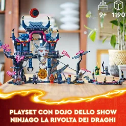 Lego ninjago 71813 dojo delle ombre maschera di lupo, giochi per bambini 9+, casa giocattolo da costruire, minifigure di kai><noscript><img width=