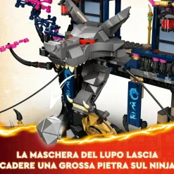 Lego ninjago 71813 dojo delle ombre maschera di lupo, giochi per bambini 9+, casa giocattolo da costruire, minifigure di kai><noscript><img width=