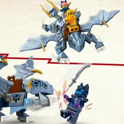 Lego ninjago 71810 draghetto riyu, modellino da costruire di drago giocattolo con 3 minifigure, giochi per bambini di 6+ anni><noscript><img width=