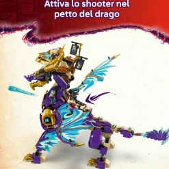 LEGO NINJAGO 71836 l’arco dragone della concentrazione, giocattolo con drago, 8 figure e spinner spinjitzu, giochi bambini 9+> Mattoncini