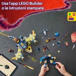 Lego ninjago 71843 mech cavalca-drago rogue: drago, 4 minifigure 8+><noscript><img width=