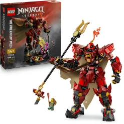 Lego ninjago 71846 mech cavaliere fuoco: robot, minifigure 14+> Mattoncini