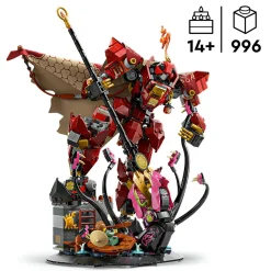 Lego ninjago 71846 mech cavaliere fuoco: robot, minifigure 14+><noscript><img width=
