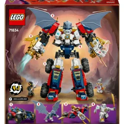 LEGO NINJAGO 71834 mech ultra combinatore di zane – robot giocattolo 4 in 1 separabile in 4 modellini, giochi per bambini 9+><noscript><img width=