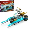 Lego ninjago 71816 moto di ghiaccio di zane, veicolo giocattolo da costruire con 1 minifigure, gioco d’azione per bambini 7+> Mattoncini