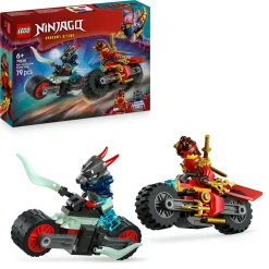 Lego ninjago 71838 moto kai: 2 motociclette, 2 minifigure 6+> Mattoncini