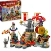 Lego ninjago 71818 torneo: arena di battaglia, giochi per bambini 7+ anni con 6 minifigure e tempio con funzioni da costruire> Mattoncini