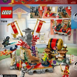 Lego ninjago 71818 torneo: arena di battaglia, giochi per bambini 7+ anni con 6 minifigure e tempio con funzioni da costruire><noscript><img width=