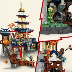 Lego ninjago 71814 torneo città tempio: pagoda, 13 minifigure 14+><noscript><img width=